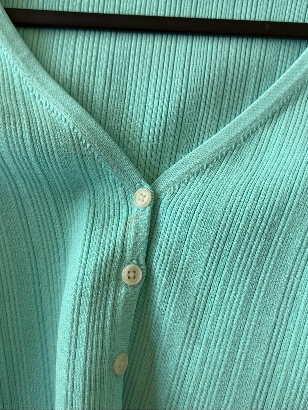 A.L.C Aquamarine Cropped Cardigan - Picture 8 of 8